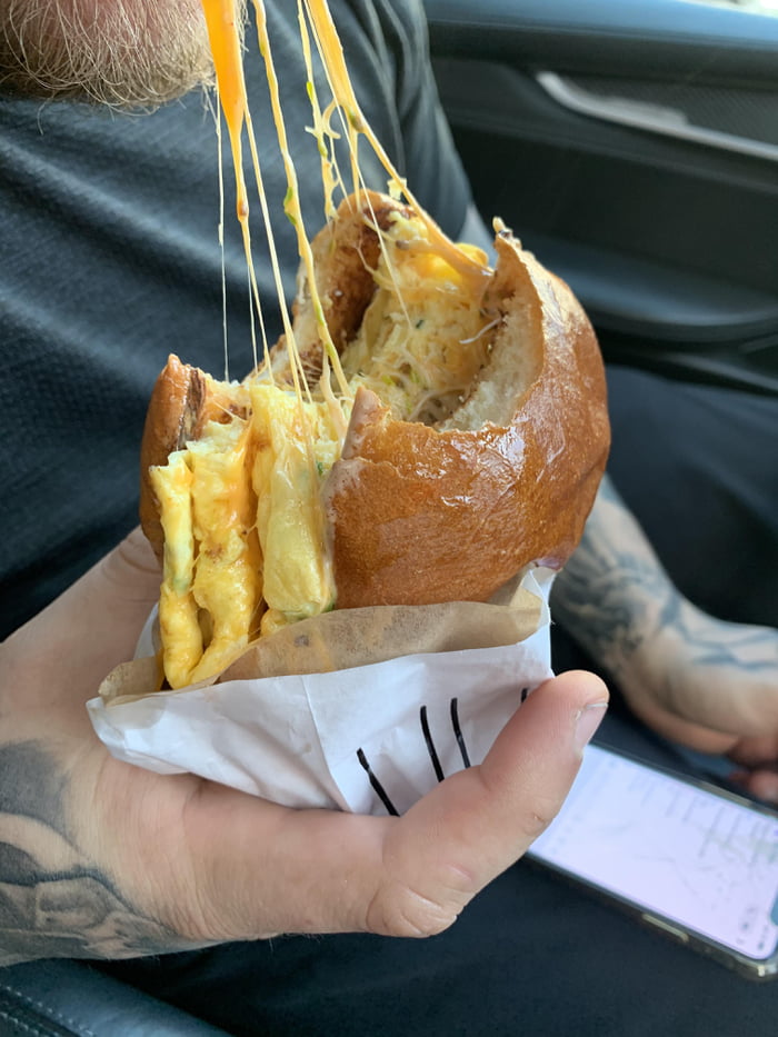 Egg Sandwich from Their There in Vancouver, BC 9GAG