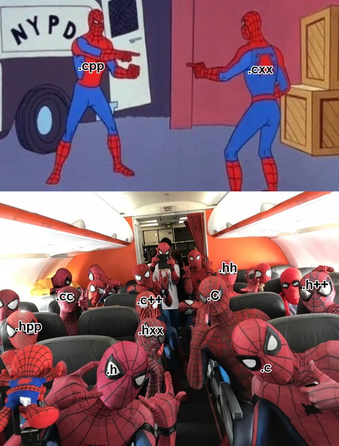 C++ file extensions - 9GAG