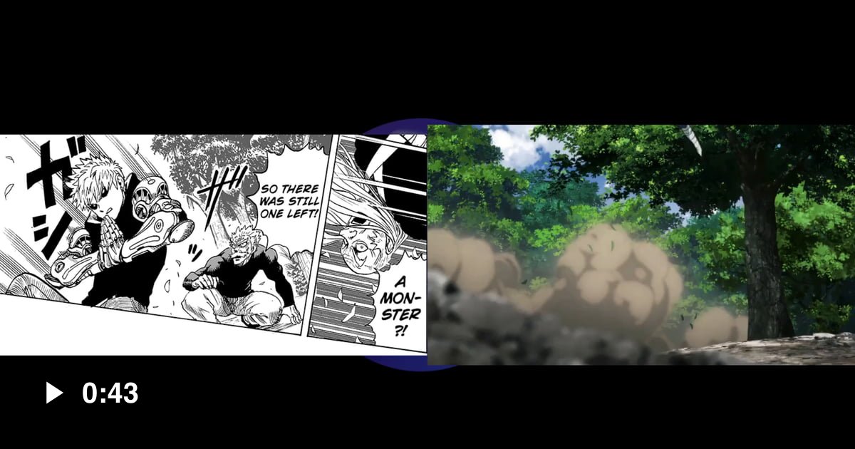 Genos Spiral Incineration Cannon Manga Anime Parallel | Plus a short ...