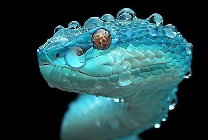 The White Lipped Island Pit Viper 
