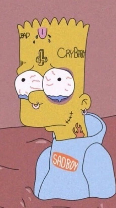 Bart Sad Wallpaper - Wallpaper Collection