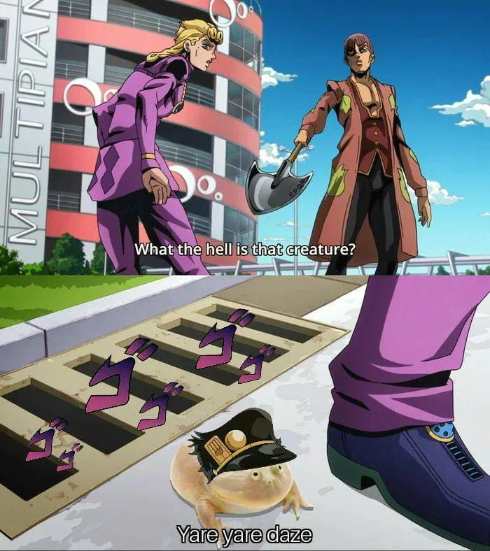 Is this Jojo reference ? - 9GAG