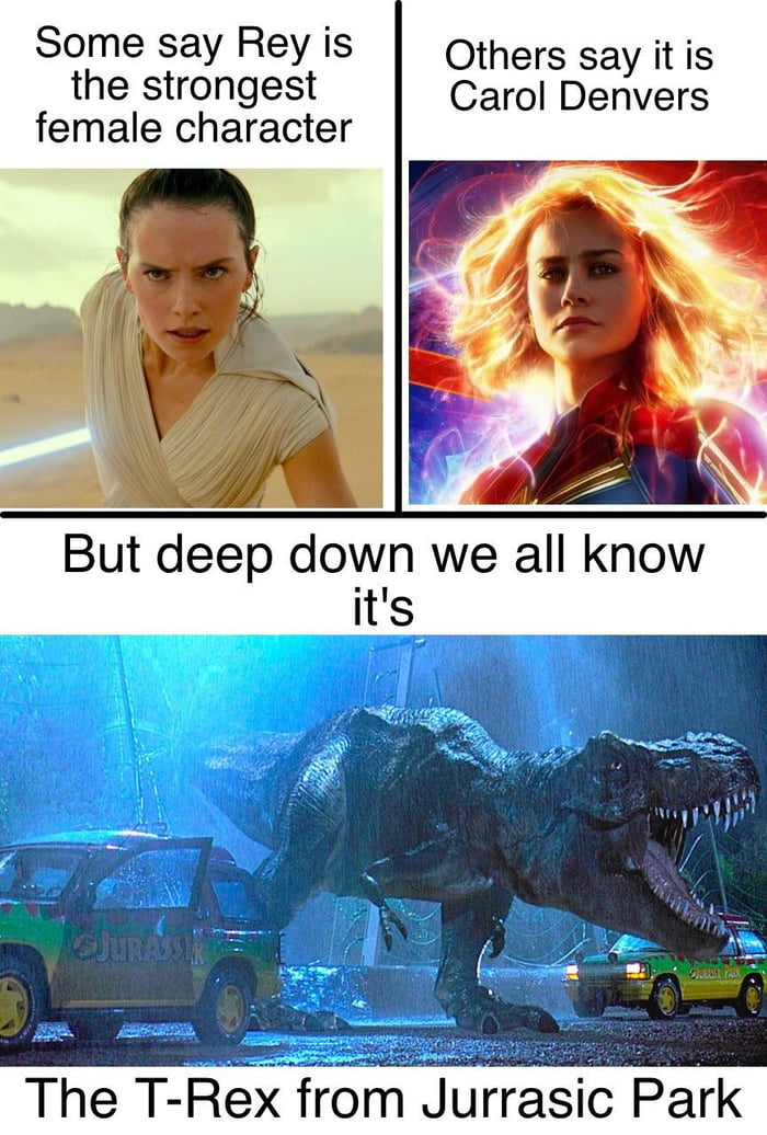 That t-rex looking kinda thicc ngl... - 9GAG