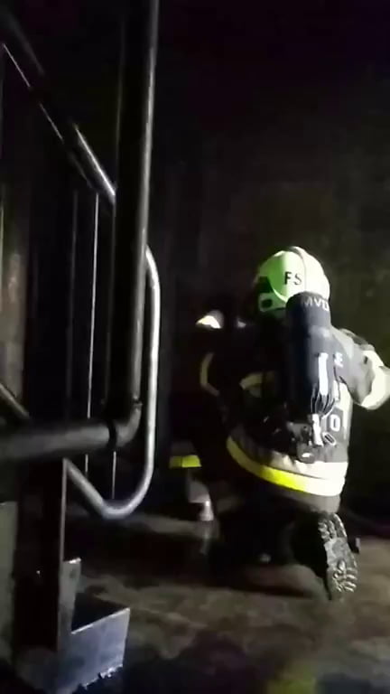 Firefighter fighting a dragon apparently - 9GAG