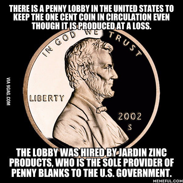 That makes cents. - 9GAG