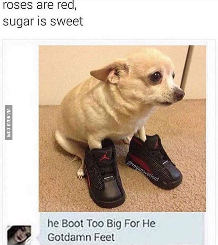 He Boot Too Big For He Gotdamn Feet