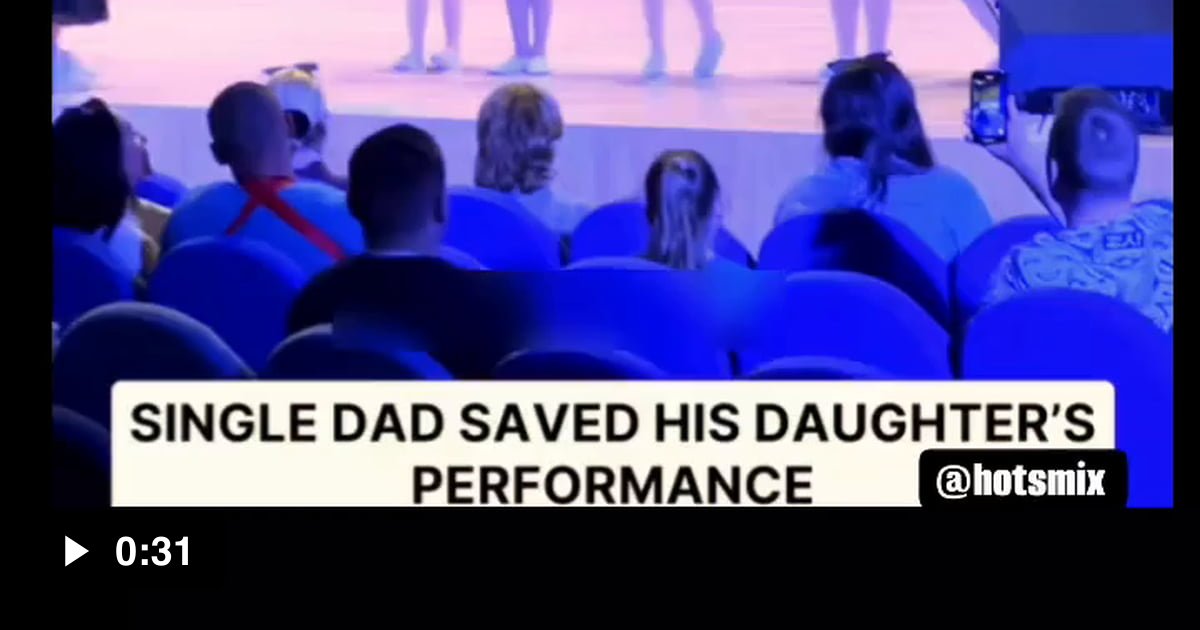 Single Dad Saved His Daughters Performance ️ 9gag