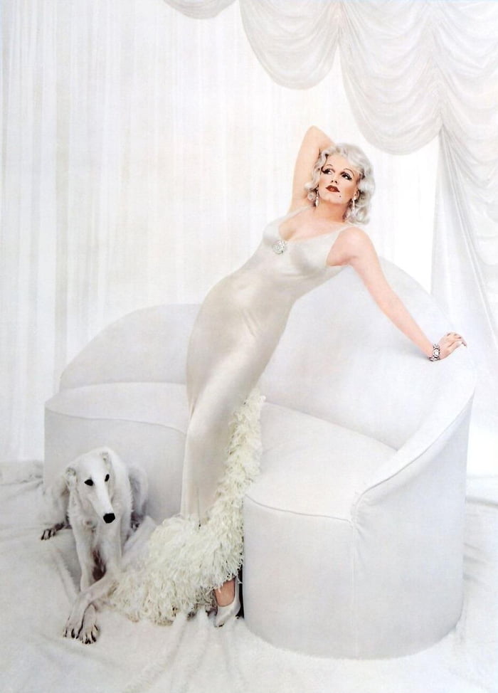 Marilyn Monroe Photographed By Richard Avedon As Jean Harlow In Dinner