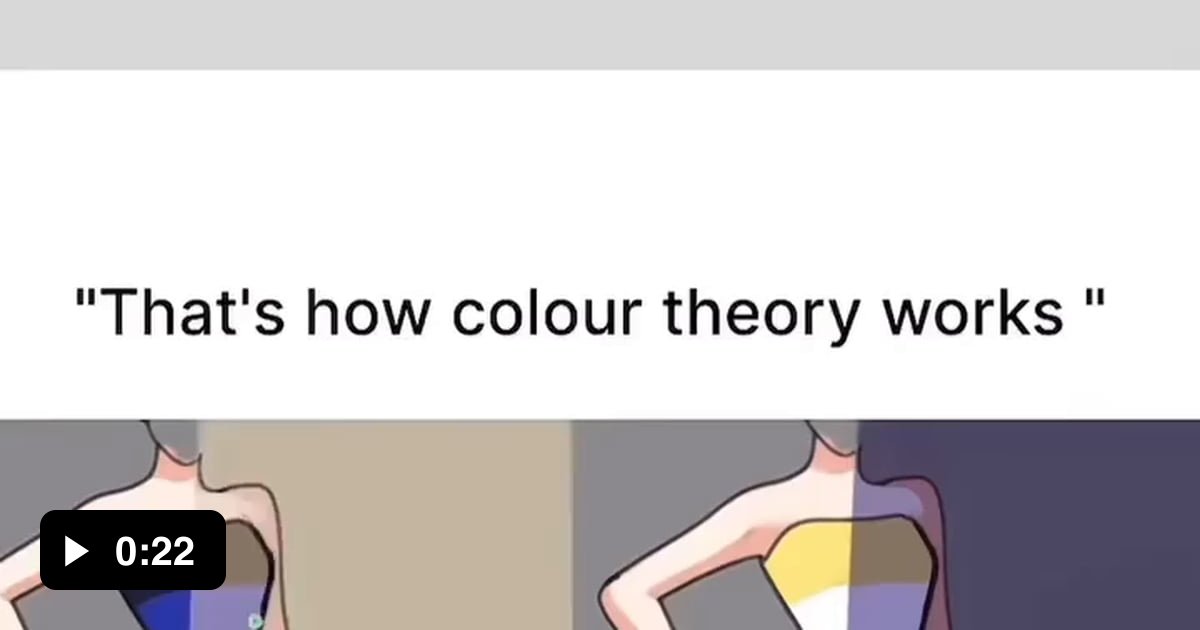 Someone FINALLY demonstrates in realtime the blackandblue/yellowand