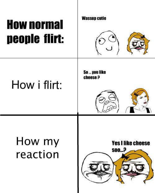 “You may fascinate a woman by giving her a piece of cheese.” 9GAG