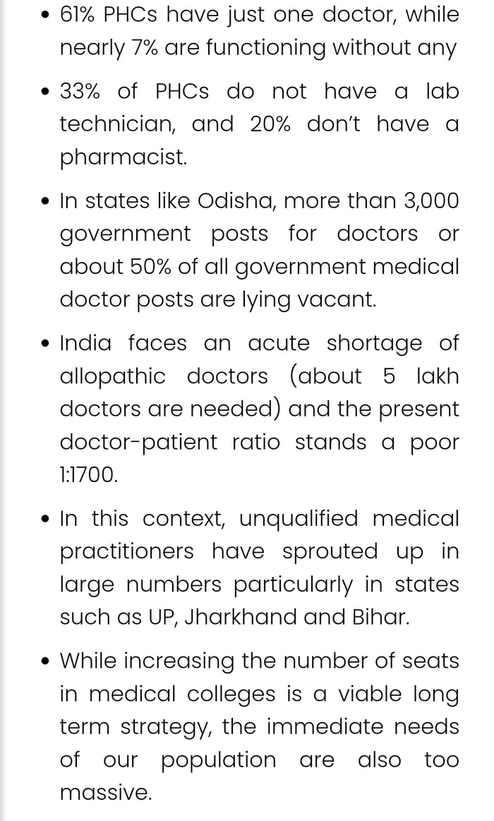 Central State Govt Must Increase Mbbs Md Ms Seats By 4 5 Times Minimum