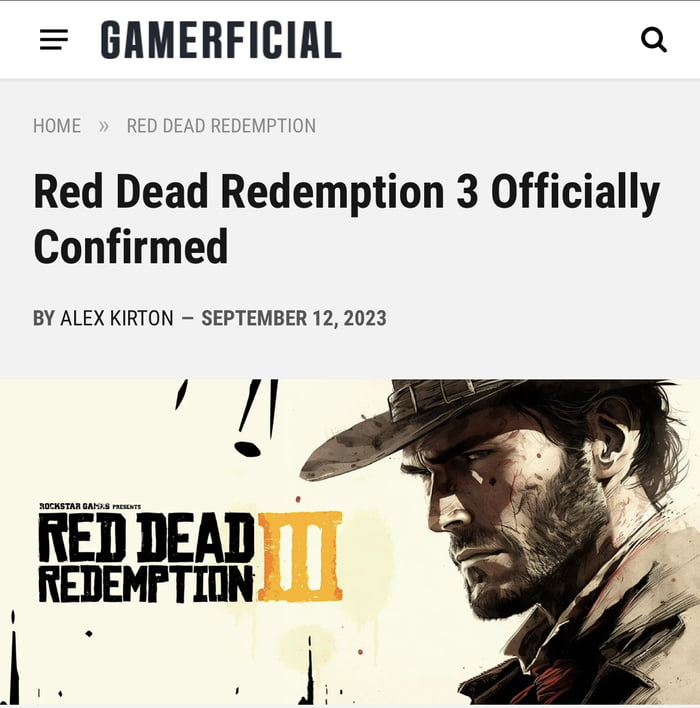 Red Dead Redemption 3 Has Been Reportedly Confirmed by Take-Two -  EssentiallySports