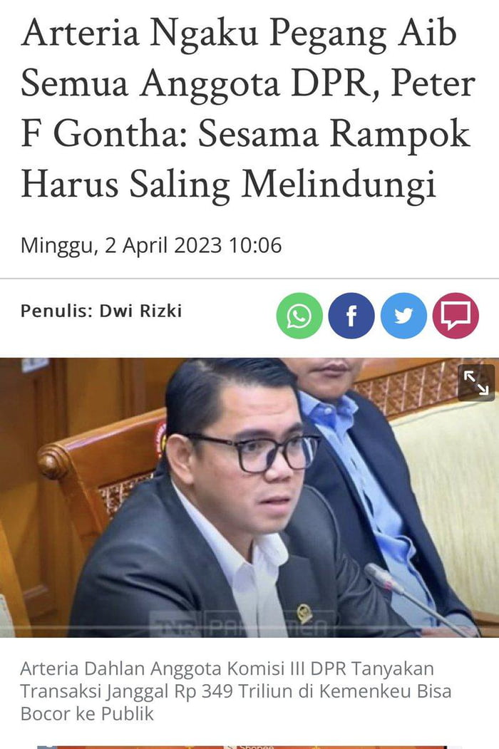 Namanya Juga Dewan Perampok Rakyat Gag