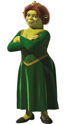 She Hulk but it's Fiona from Shrek 