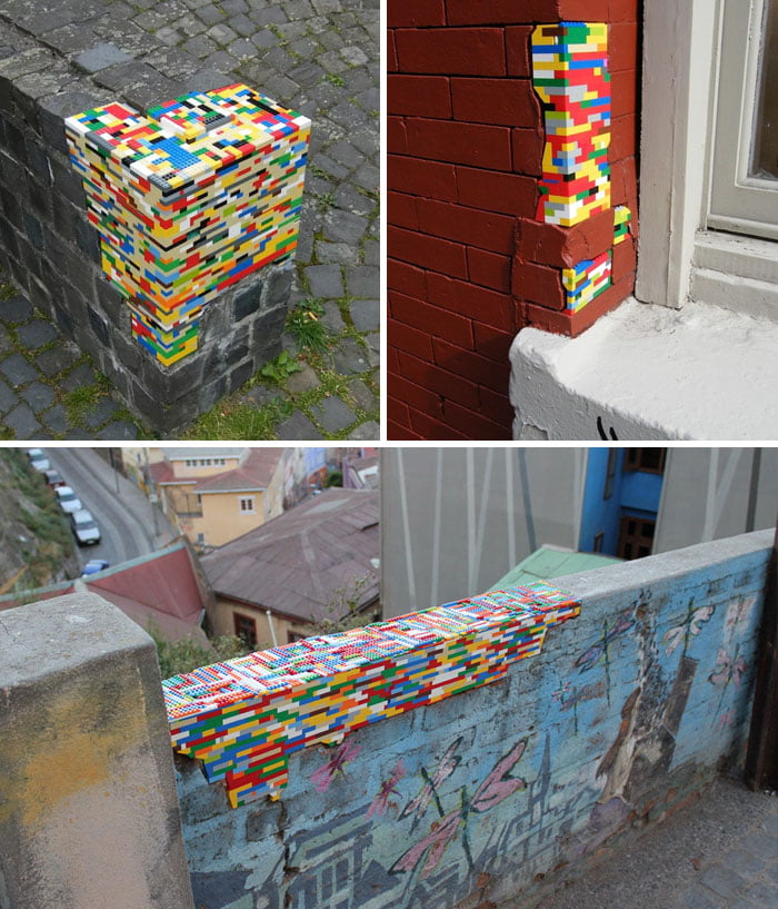 Lego Pieces Used To Repair Broken Walls 9GAG