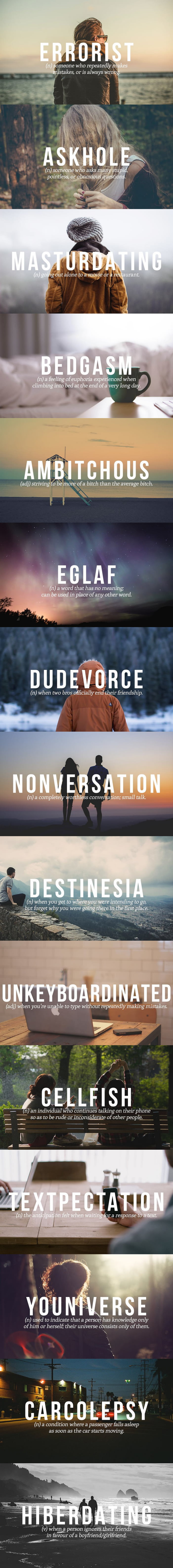 15 New And Typically True Words For Our Generation