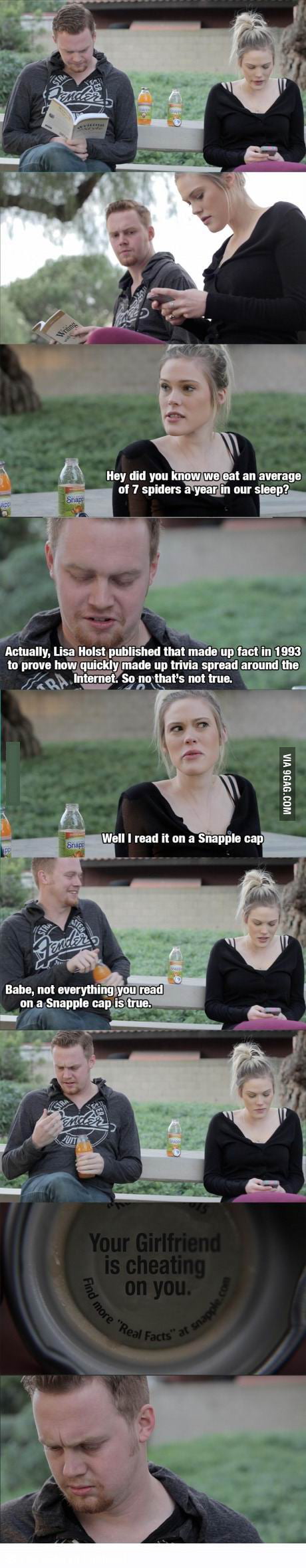 Not everything on the internet is true - 9GAG