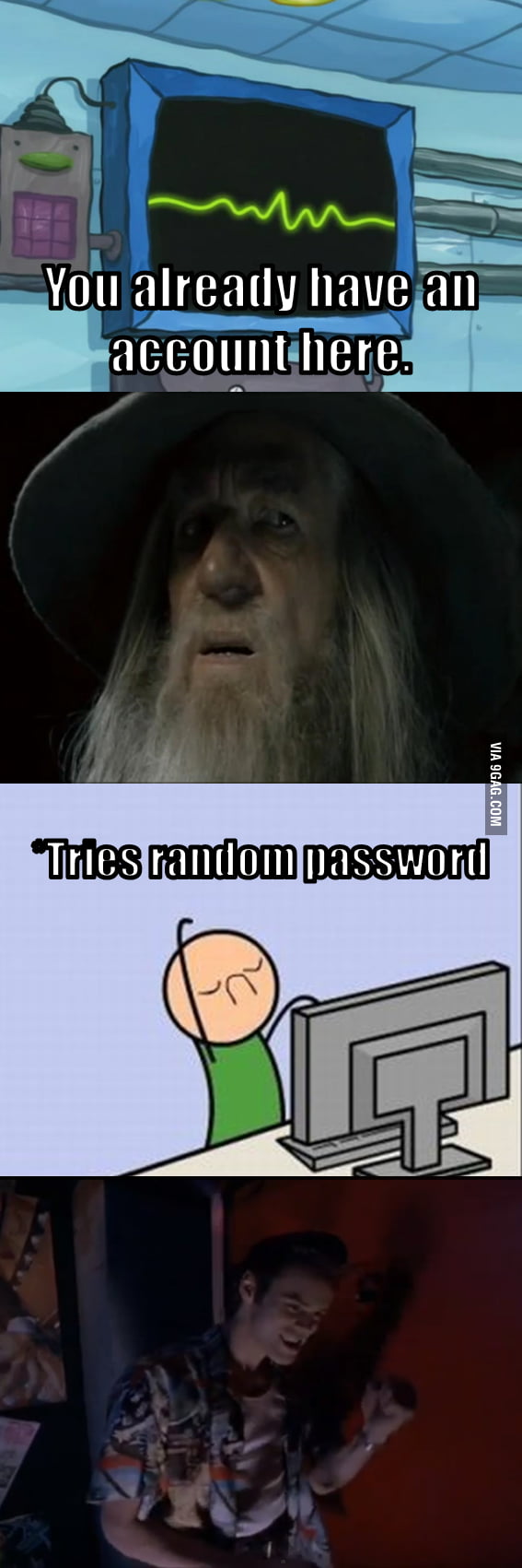 When the random password is the right password - 9GAG