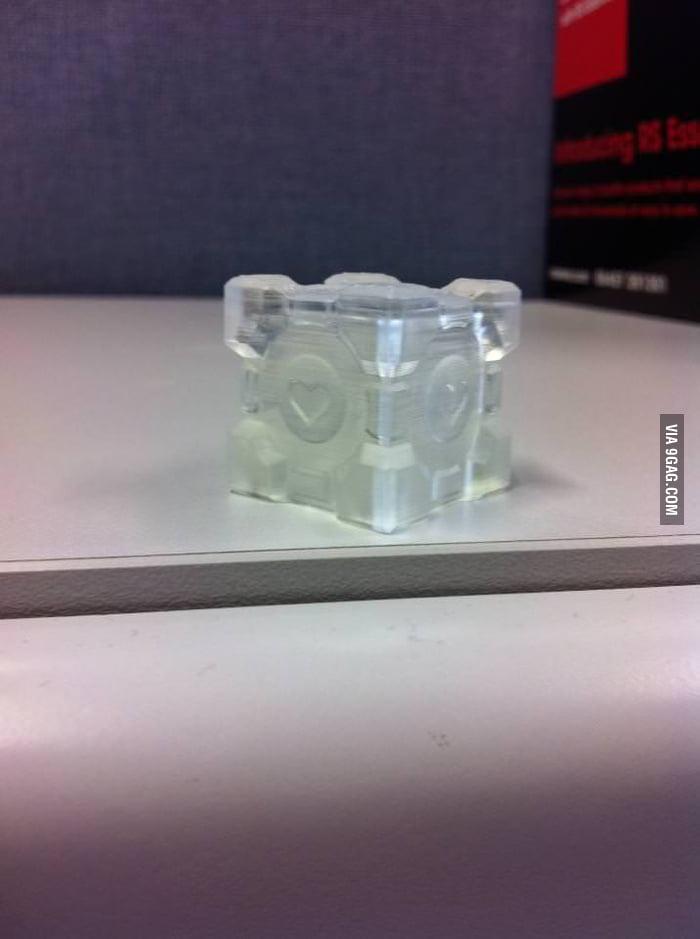 My friend got access to a 3D printer. The first thing he made was this ...