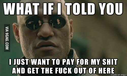 Whenever a cashier asks me numerous times if I want to sign up for the ...