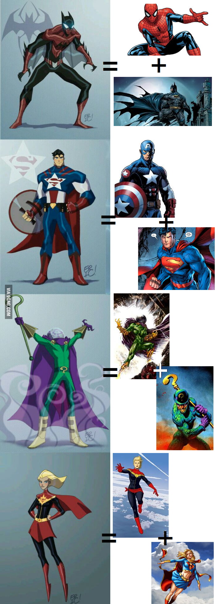 Marvel+DC mashup explained Part 3 - 9GAG