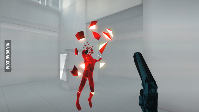 BEST INDIE SHOOTER GAME EVER! (SUPERHOT) - 9GAG