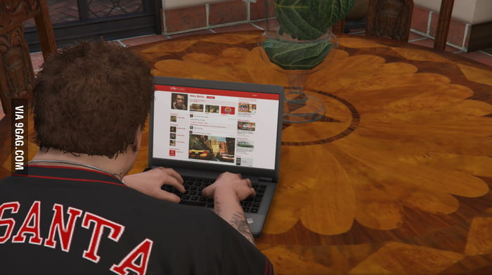 Niko bellic on jimmy's laptop : r/GTA