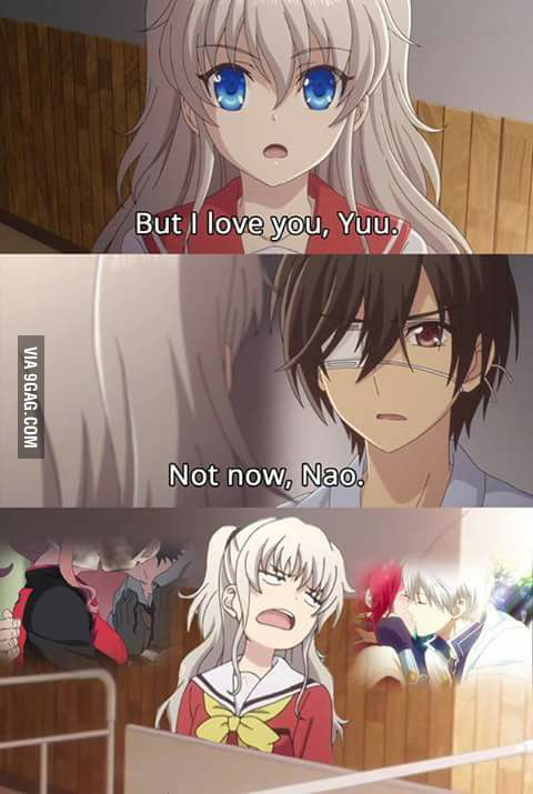 Did you get it?(Anime:Charlotte) - 9GAG has the best funny pics, gifs, vide...