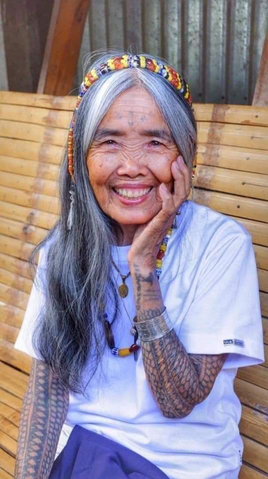 Whang-od Oggay, Is A Filipino Tattoo Artist From Buscalan, Tinglayan ...