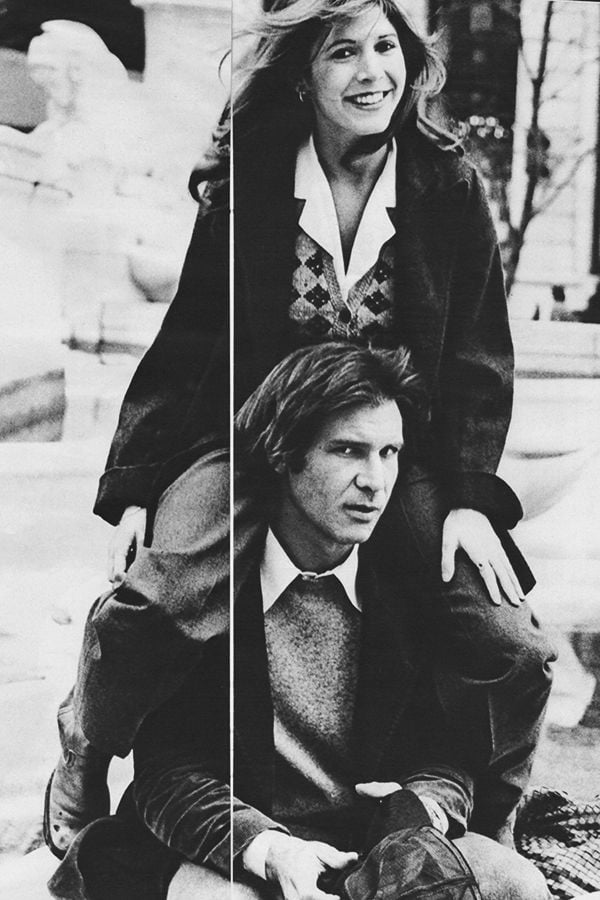 Harrison Ford And Carrie Fisher Circa 1977 9GAG