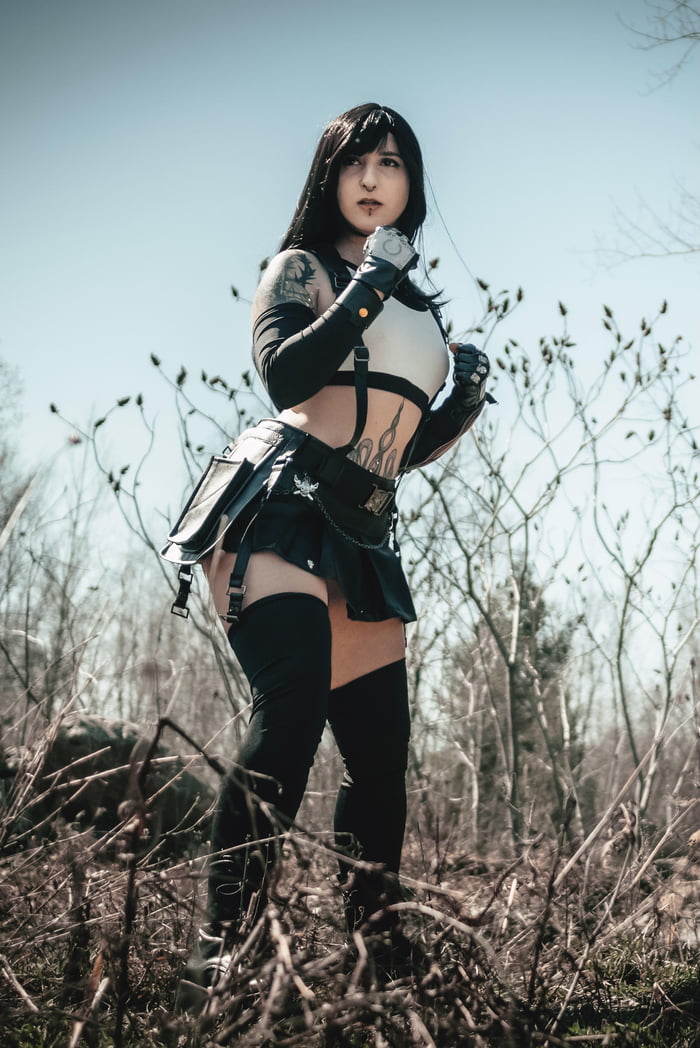 Me Cosplaying As Tifa From Final Fantasy VII Remake GAG