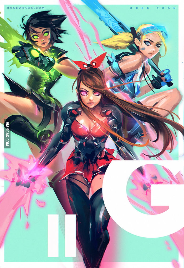 Powerpuff Girls Fanart By Ross Tran 9gag