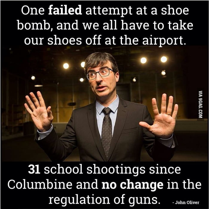 Comedian John Oliver On Gun Control