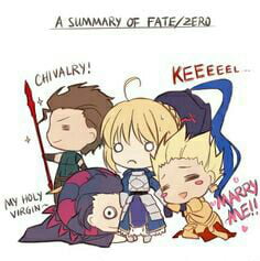 Fate/Zero in a nutshell - 9GAG