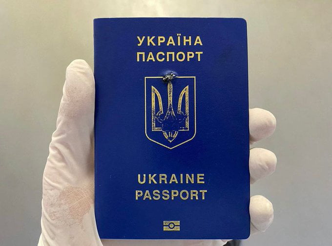 A piece of shrapnel stuck in Ukrainian passport. It saved life of the ...