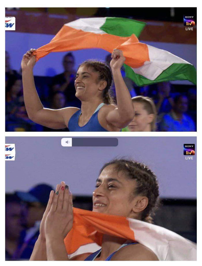 11th Gold For India. Vinesh Phogat wins Gold Medal in women's 53 kg