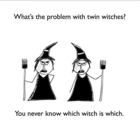 What is the problem with twin witches 9gag