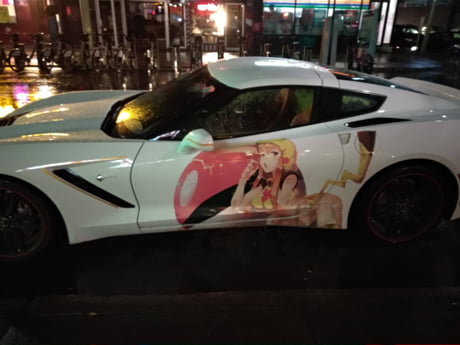 This anime car paint job - 9GAG