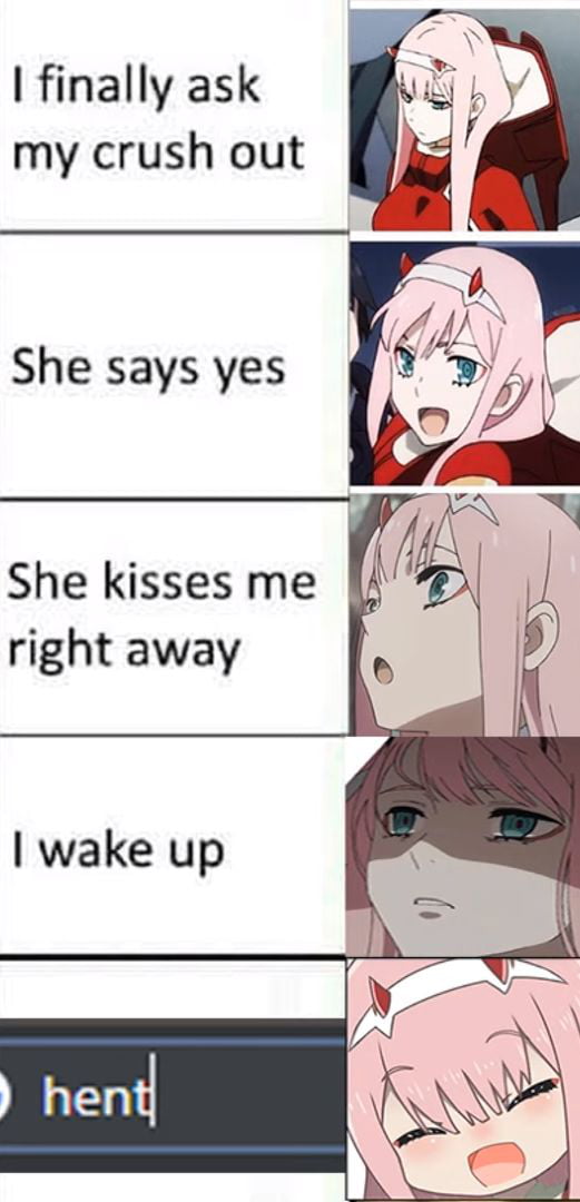 Zero two anime drake meme - Imgflip