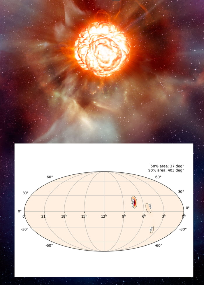 A Gravitational Wave Was Detected In A Region Where Betelgeuse Is Are We About To See A Supernova Soon 9gag