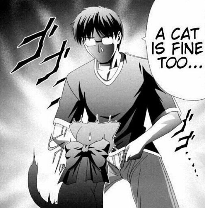 Day 10 of Quarantine: Uncanny anime cat girl - 9GAG