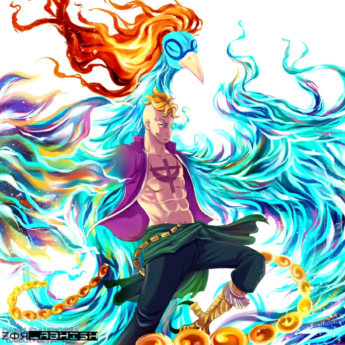 Made This Marco The Pheonix Live Wallpaper Hope You Fellas Find It Good Anime One Piece Resolution 9gag