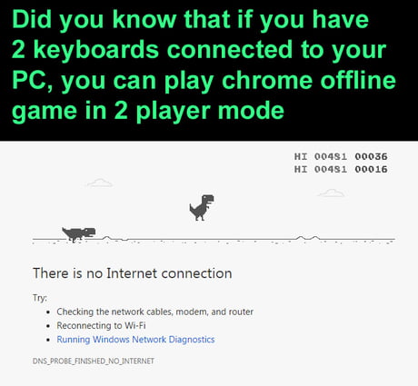 No Internet Dinosaur Game Meme