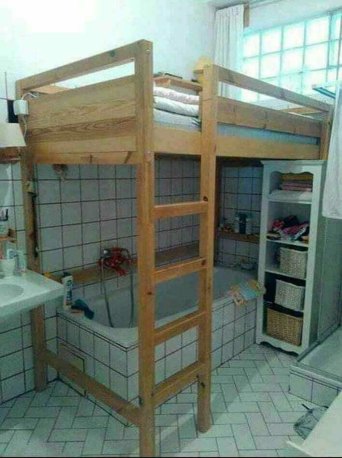 I Said Bedroom Attached With Toilet And Bathroom Not Bed Attached To Bathroom 9gag