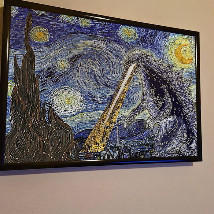 Vincent Van Goghzilla - 9GAG