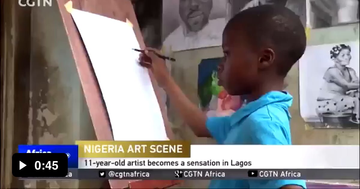 The true definition of an Art Prodigy.....He is just 11.......... 9GAG