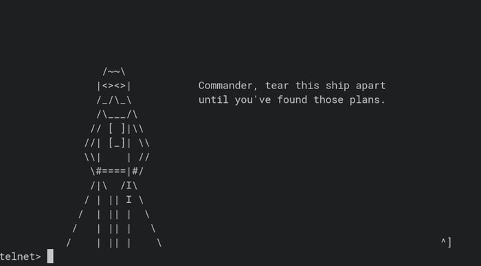 It's 2021 and you can still watch Star Wars in ASCII by telnetting to ...