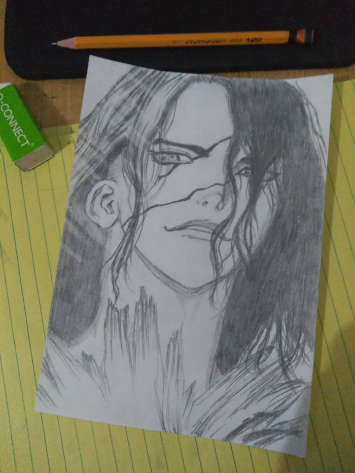 This is my first time drawing an anime character :) any thoughts? - 9GAG