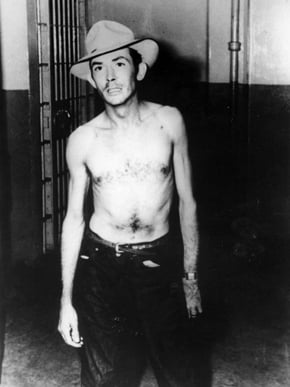 Photo of Hank Williams after being released from jail. August 17, 1952 ...