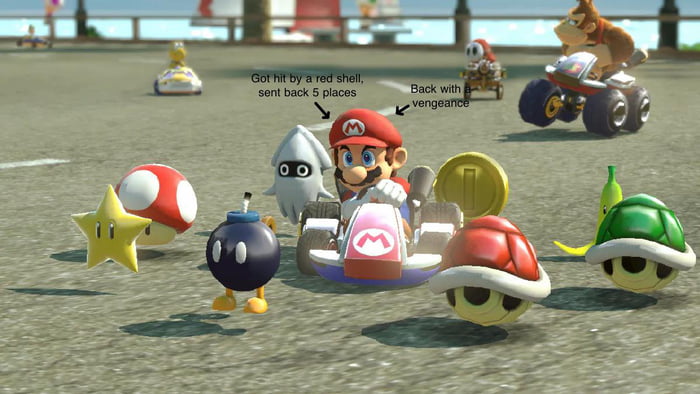 Mario kart be like - 9GAG